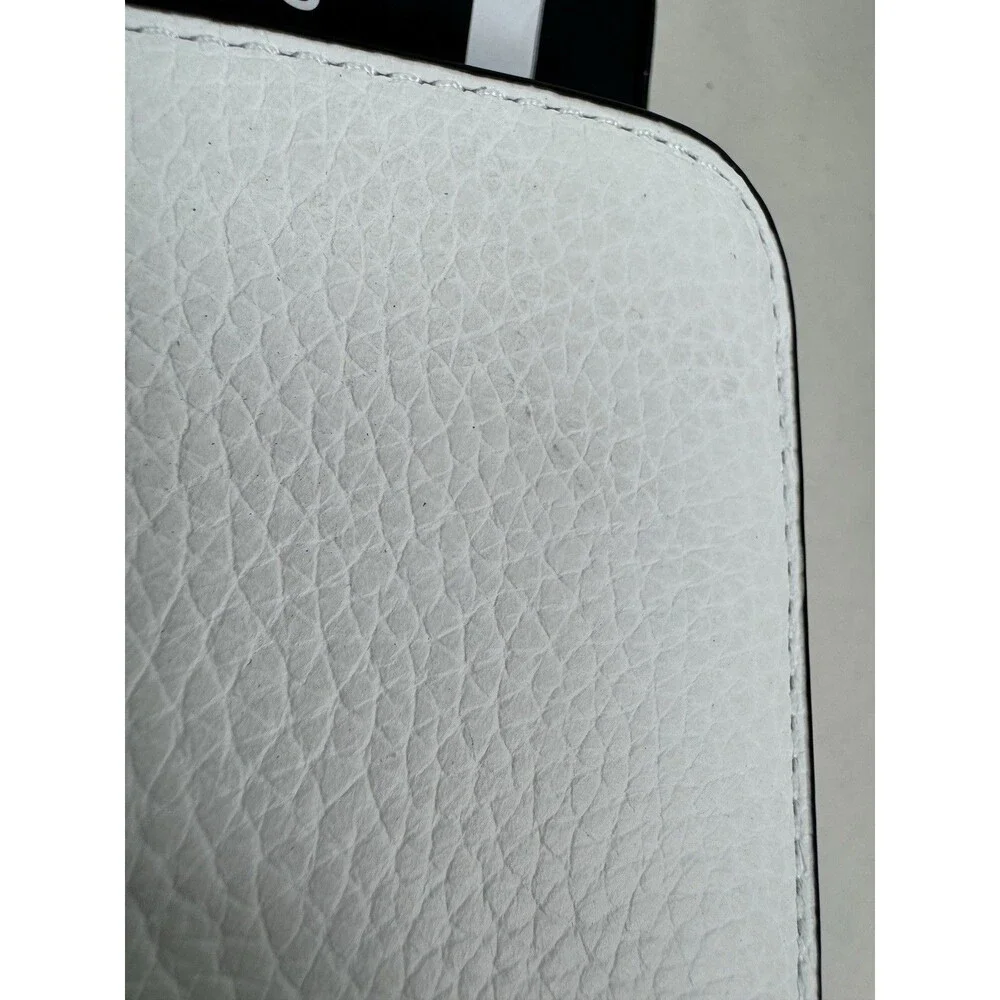 Michael Kors Hudson Pebbled Leather Snap Card Case Wallet